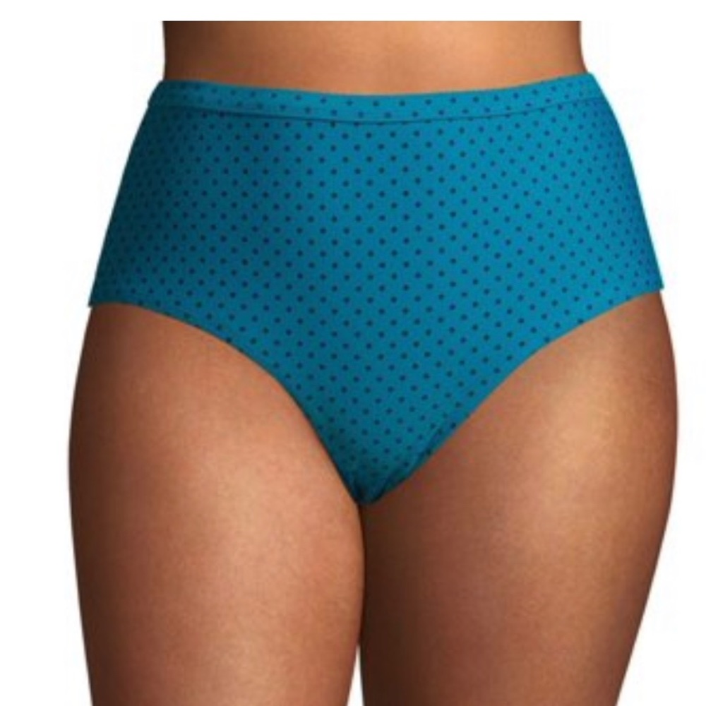 Women's Plus Polka Dot Swim Bottom 3X Brand New
